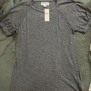 Velvet, Puff Sleeve, Size S, Gray, NWT